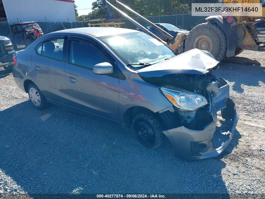 ML32F3FJ3KHF14640 2019 Mitsubishi Mirage G4 Es