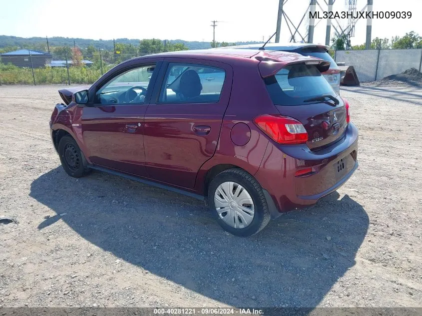 ML32A3HJXKH009039 2019 Mitsubishi Mirage Rf