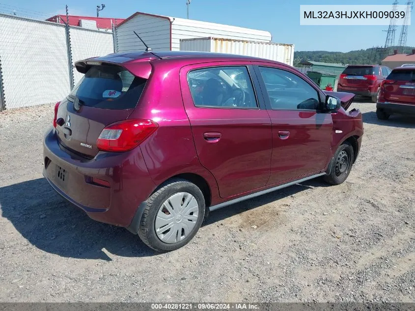 ML32A3HJXKH009039 2019 Mitsubishi Mirage Rf