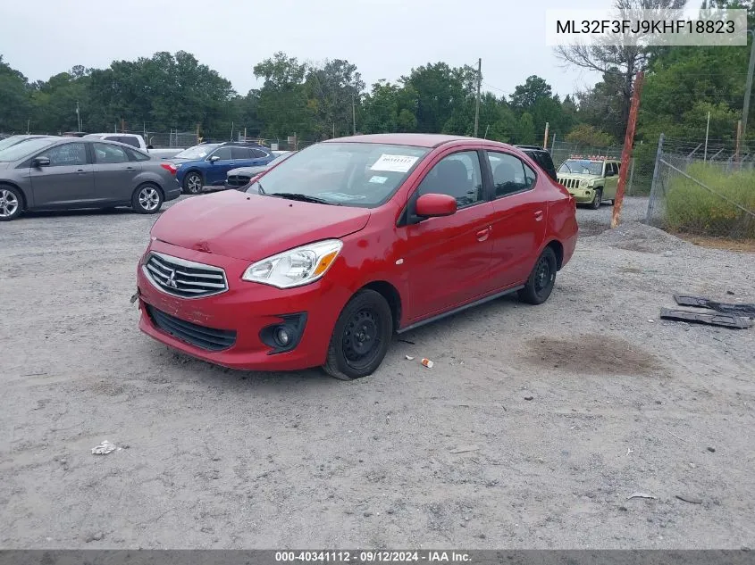 ML32F3FJ9KHF18823 2019 Mitsubishi Mirage G4 Es