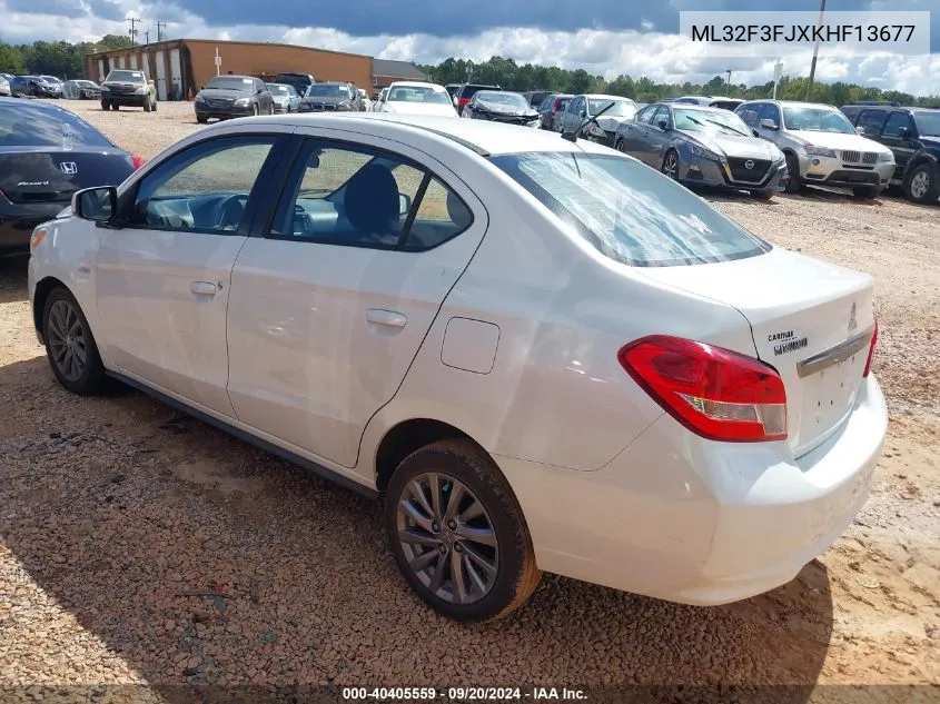 ML32F3FJXKHF13677 2019 Mitsubishi Mirage G4 Es