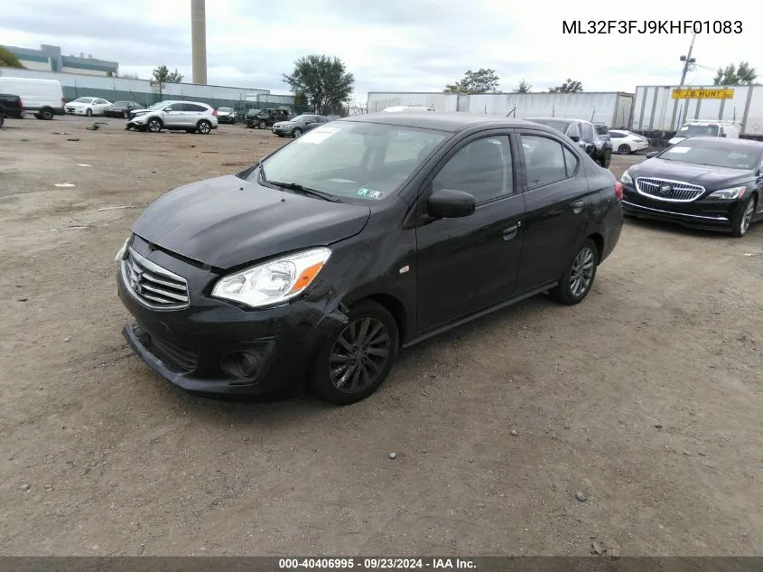 ML32F3FJ9KHF01083 2019 Mitsubishi Mirage G4 Es