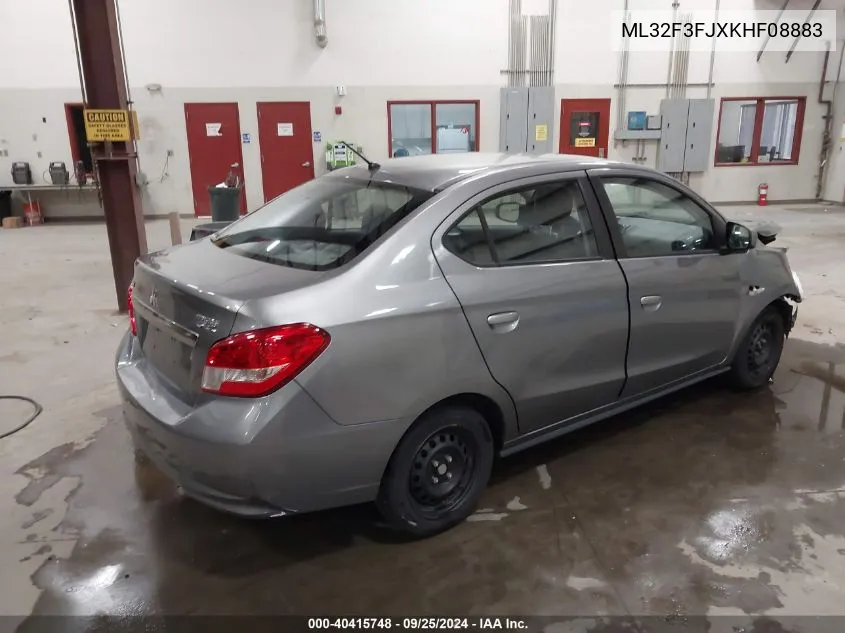 ML32F3FJXKHF08883 2019 Mitsubishi Mirage G4 Es