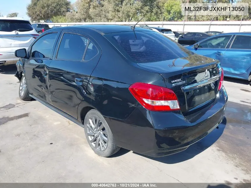 2019 Mitsubishi Mirage G4 Es VIN: ML32F3FJXKHF13050 Lot: 40642763