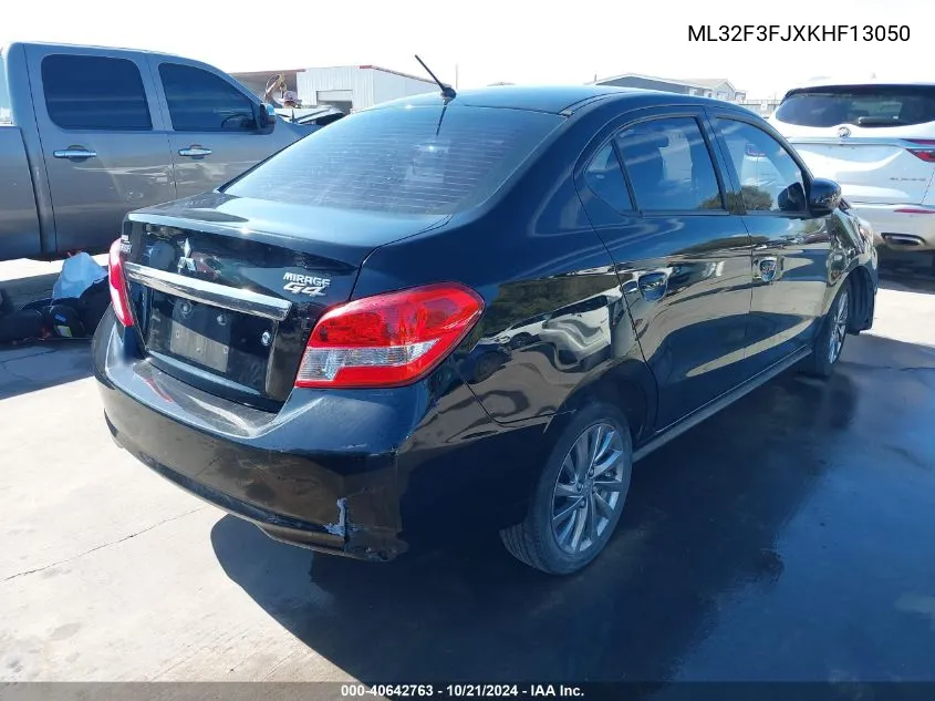 2019 Mitsubishi Mirage G4 Es VIN: ML32F3FJXKHF13050 Lot: 40642763