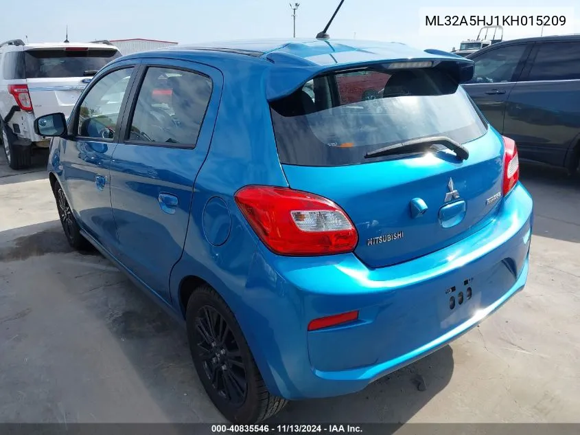 ML32A5HJ1KH015209 2019 Mitsubishi Mirage Le