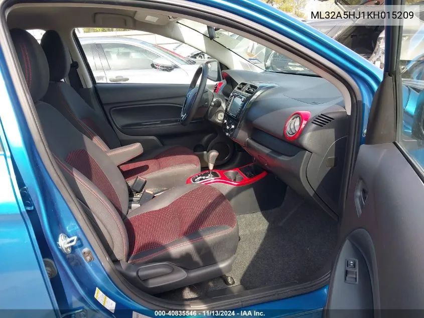 ML32A5HJ1KH015209 2019 Mitsubishi Mirage Le