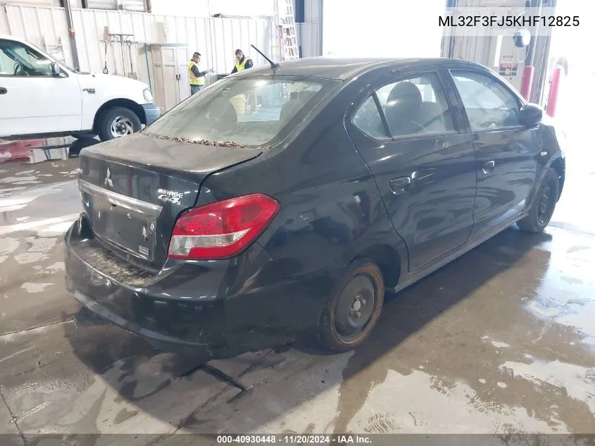 2019 Mitsubishi Mirage G4 Rf VIN: ML32F3FJ5KHF12825 Lot: 40930448