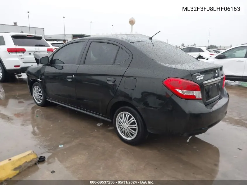 ML32F3FJ8LHF06163 2020 Mitsubishi Mirage G4 Es