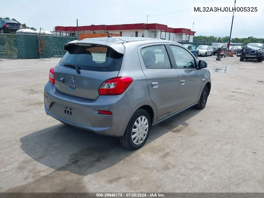 ML32A3HJ0LH005325 2020 Mitsubishi Mirage Se