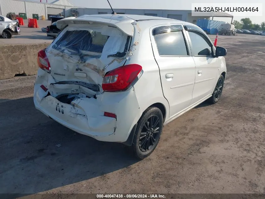 2020 Mitsubishi Mirage Le VIN: ML32A5HJ4LH004464 Lot: 40047438