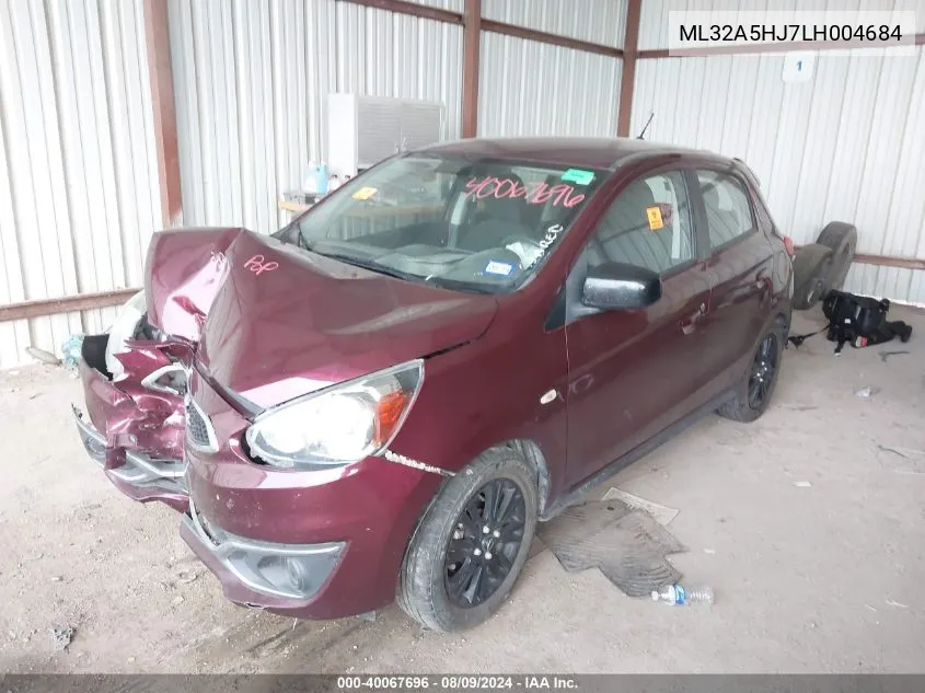 ML32A5HJ7LH004684 2020 Mitsubishi Mirage Le