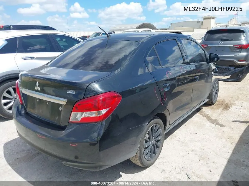 ML32F4FJ0LHF09225 2020 Mitsubishi Mirage G4 Le