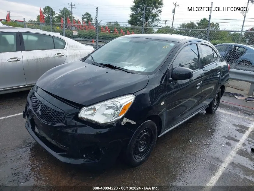 ML32F3FJ3LHF00903 2020 Mitsubishi Mirage G4 Es