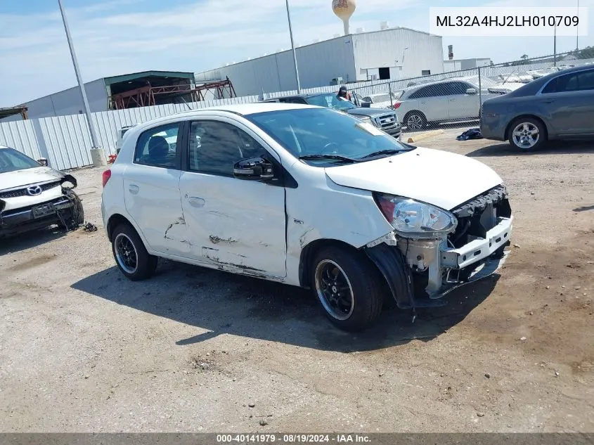 2020 Mitsubishi Mirage Se VIN: ML32A4HJ2LH010709 Lot: 40141979