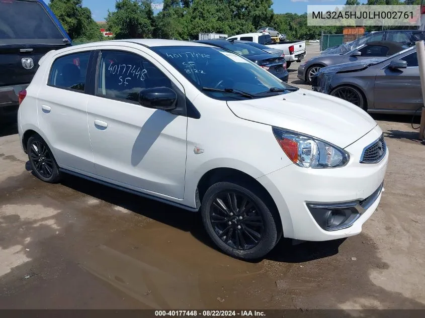 2020 Mitsubishi Mirage Le VIN: ML32A5HJ0LH002761 Lot: 40177448