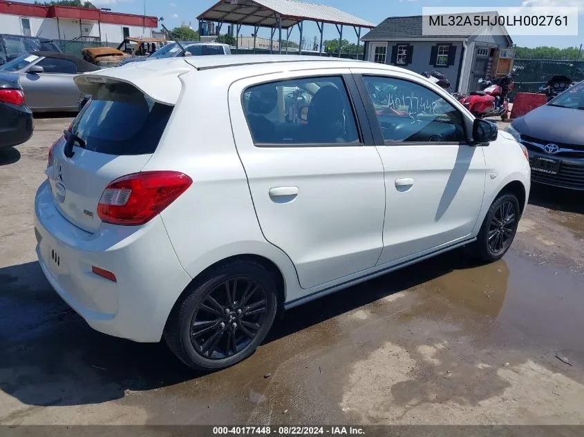 ML32A5HJ0LH002761 2020 Mitsubishi Mirage Le