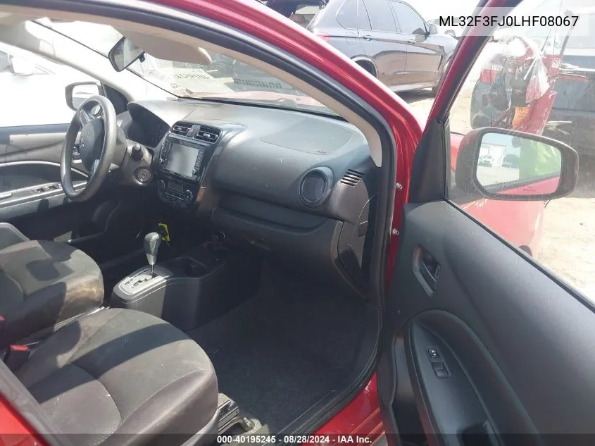 ML32F3FJ0LHF08067 2020 Mitsubishi Mirage G4 Es