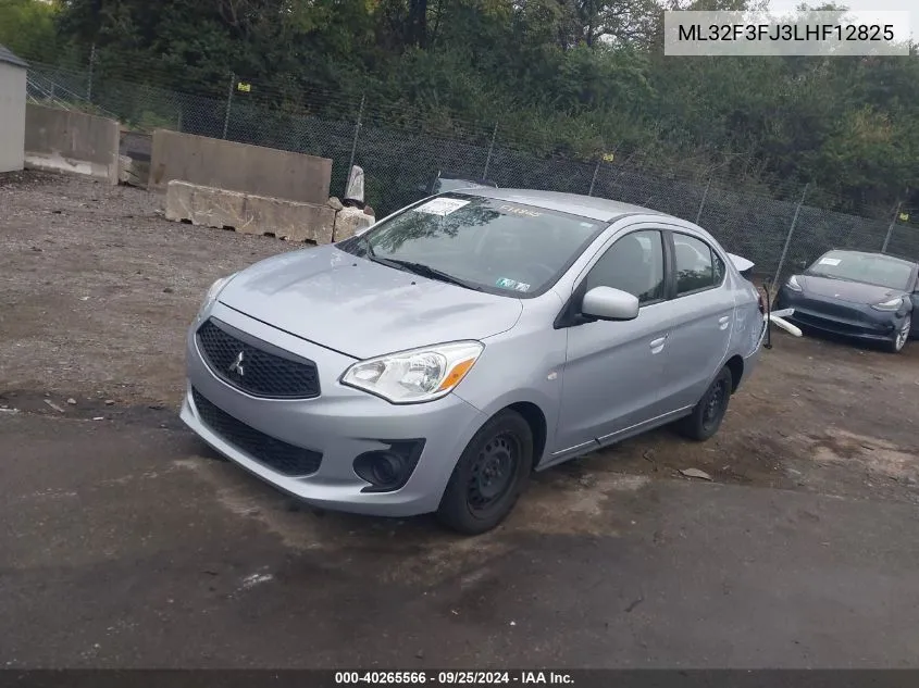 2020 Mitsubishi Mirage G4 Es VIN: ML32F3FJ3LHF12825 Lot: 40265566