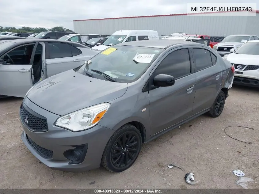 ML32F4FJ6LHF08743 2020 Mitsubishi Mirage G4 G4 Se/G4 Le