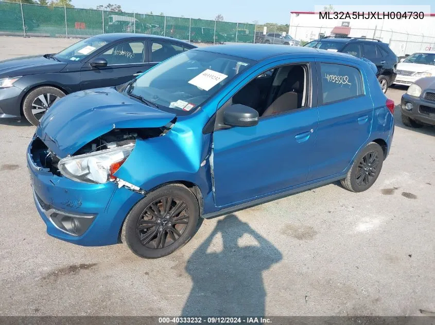 ML32A5HJXLH004730 2020 Mitsubishi Mirage Le