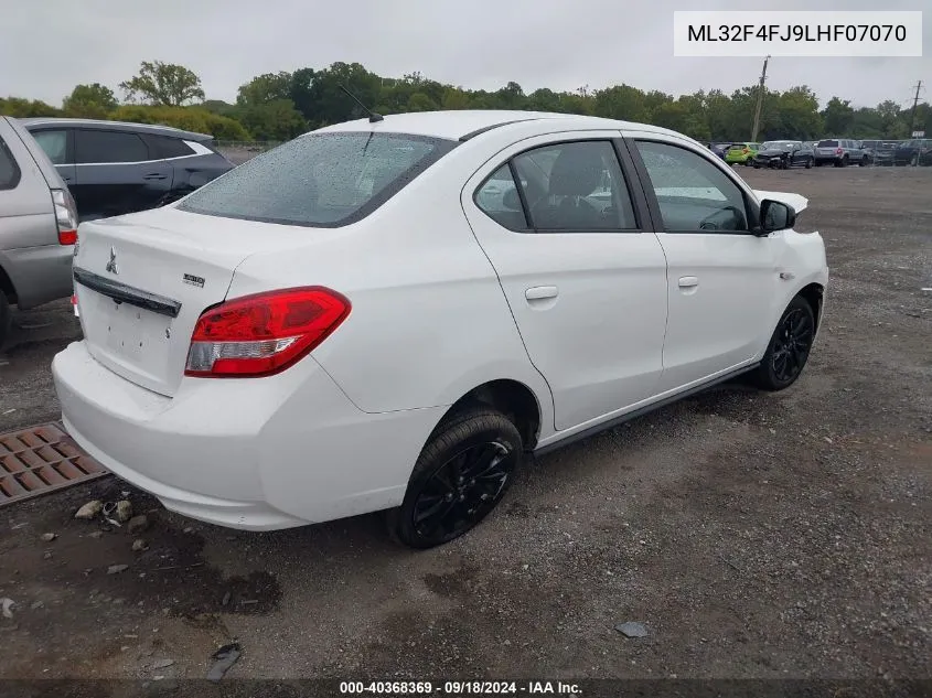 ML32F4FJ9LHF07070 2020 Mitsubishi Mirage G4 Se/G4 Le