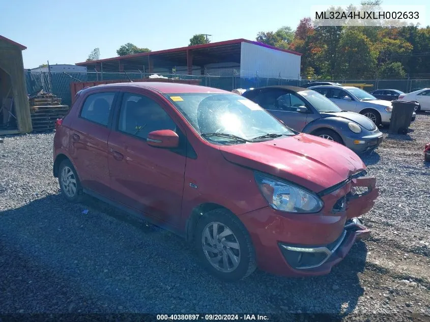 ML32A4HJXLH002633 2020 Mitsubishi Mirage Se