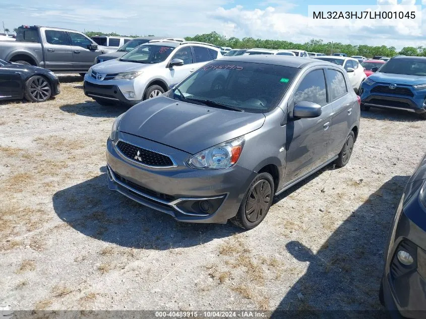 2020 Mitsubishi Mirage Se VIN: ML32A3HJ7LH001045 Lot: 40489915