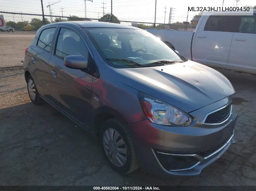 2020 Mitsubishi Mirage Es VIN: ML32A3HJ1LH009450 Lot: 40582004