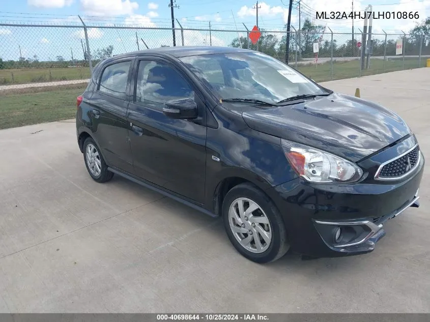 2020 Mitsubishi Mirage Se VIN: ML32A4HJ7LH010866 Lot: 40698644