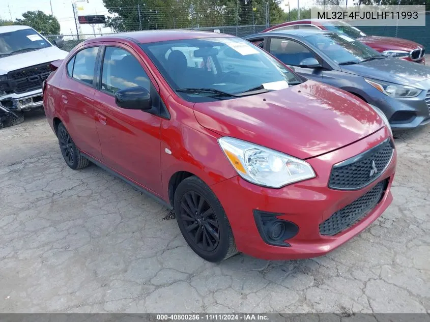 2020 Mitsubishi Mirage G4 Se/G4 Le VIN: ML32F4FJ0LHF11993 Lot: 40800256