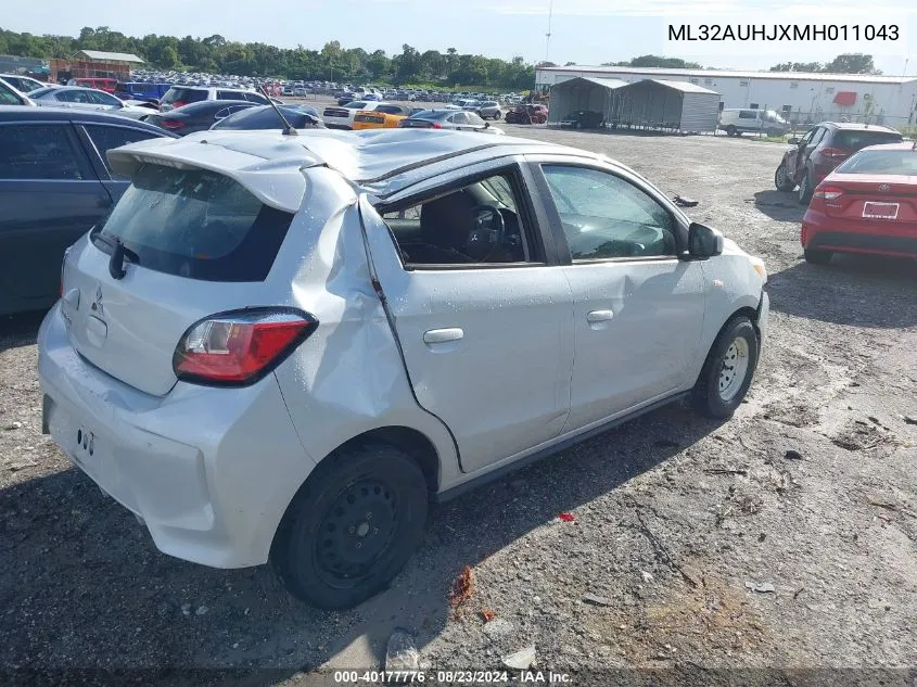 ML32AUHJXMH011043 2021 Mitsubishi Mirage Carbonite Edition/Es/Le