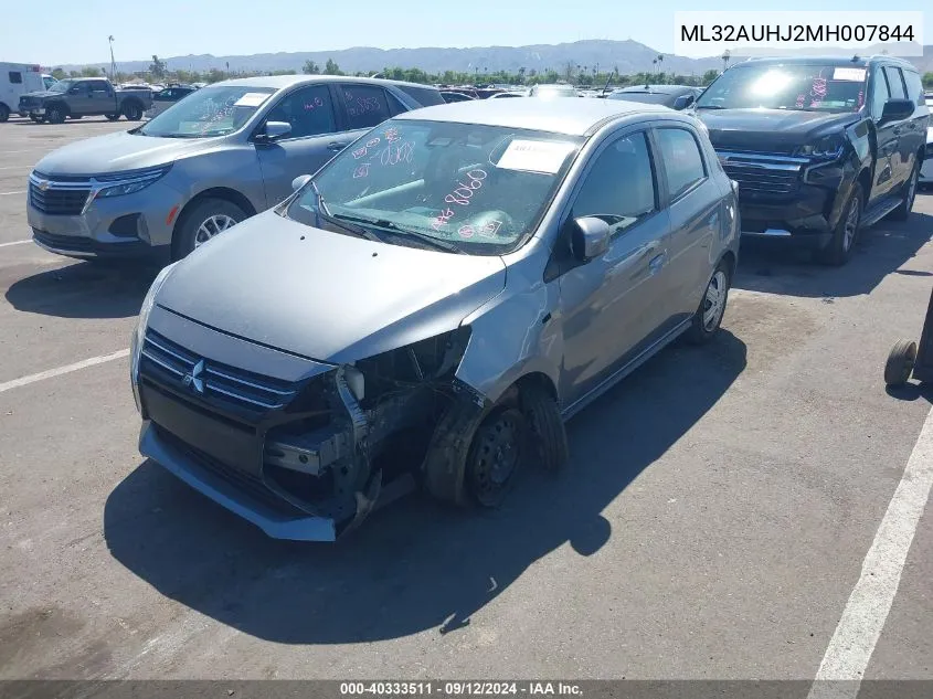 ML32AUHJ2MH007844 2021 Mitsubishi Mirage Carbonite Edition/Es/Le