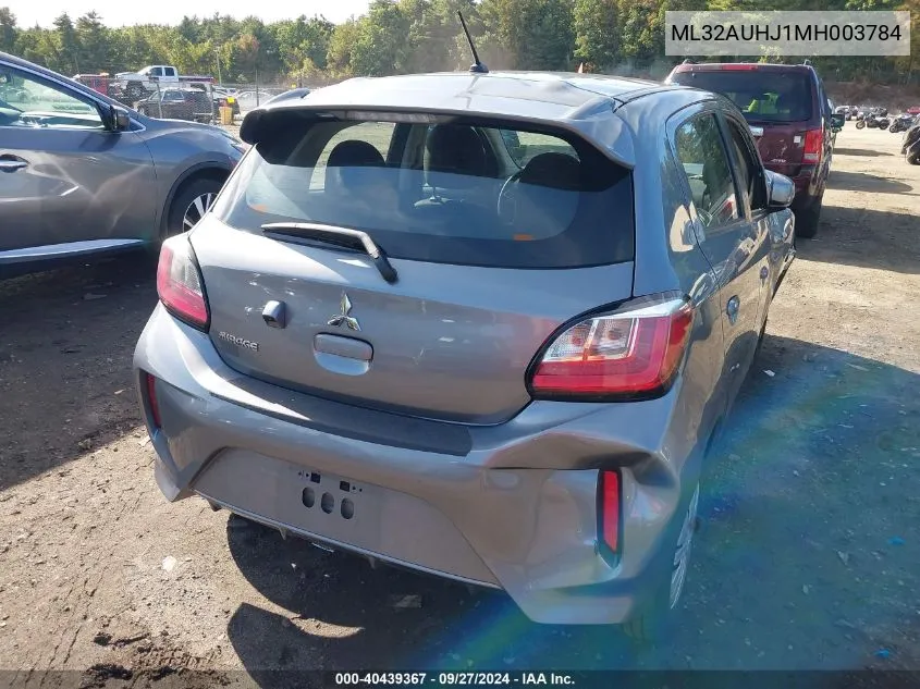 ML32AUHJ1MH003784 2021 Mitsubishi Mirage Carbonite Edition/Es/Le