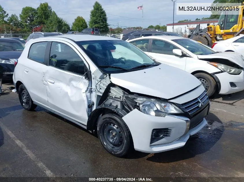 ML32AUHJ2NH002015 2022 Mitsubishi Mirage Es/Le