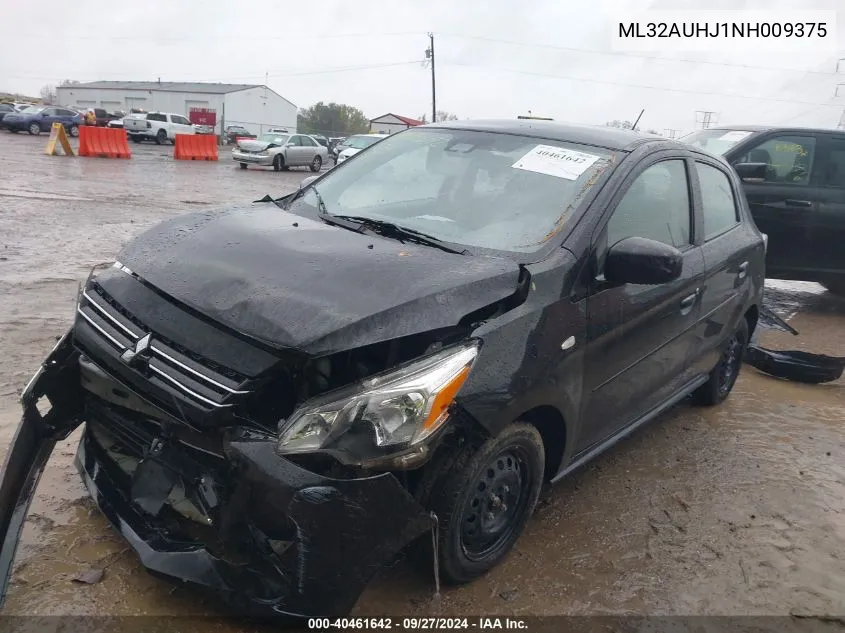 ML32AUHJ1NH009375 2022 Mitsubishi Mirage Es/Le