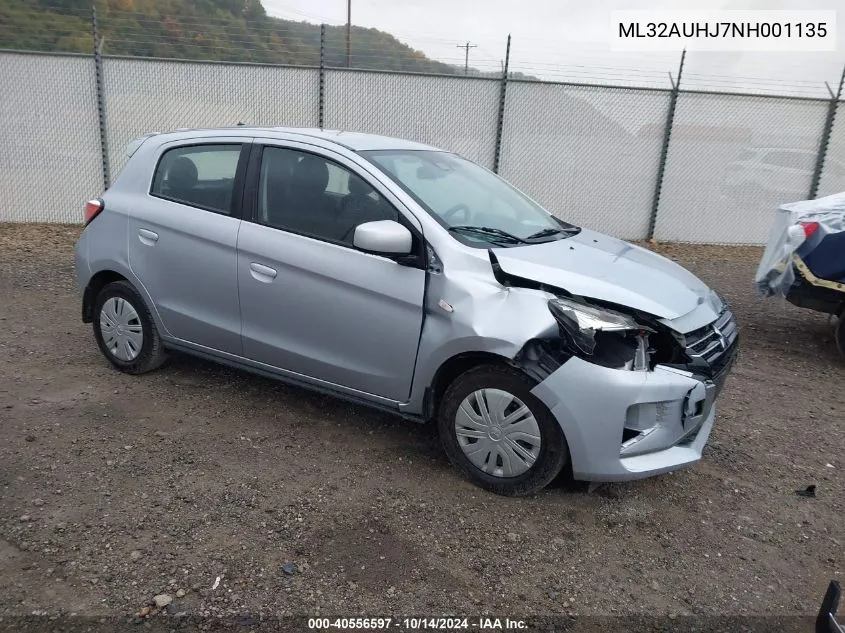 ML32AUHJ7NH001135 2022 Mitsubishi Mirage Es