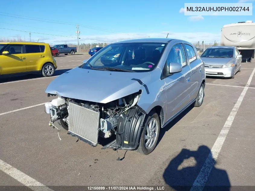 2023 Mitsubishi Mirage VIN: ML32AUHJ0PH002744 Lot: 12150899