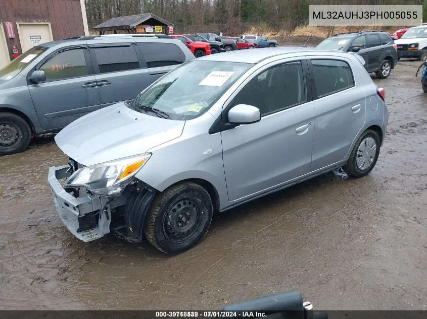 2023 Mitsubishi Mirage Es VIN: ML32AUHJ3PH005055 Lot: 39718539