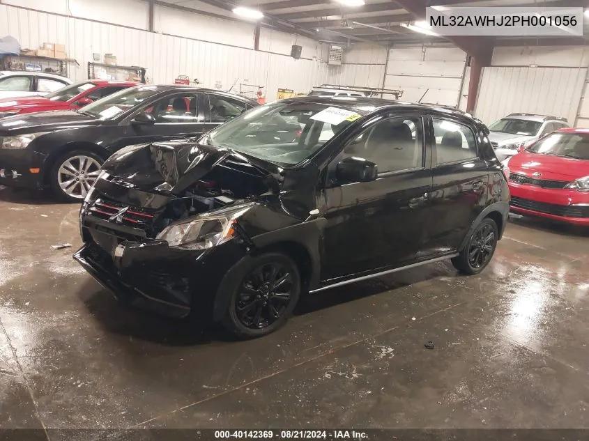 2023 Mitsubishi Mirage Se/Black Edition/Ralliart VIN: ML32AWHJ2PH001056 Lot: 40142369