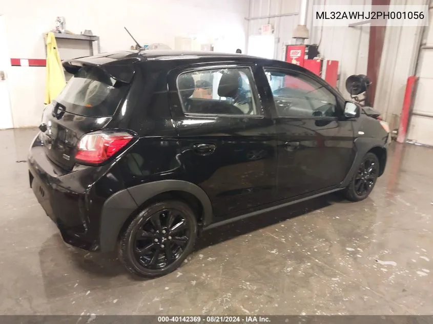 2023 Mitsubishi Mirage Se/Black Edition/Ralliart VIN: ML32AWHJ2PH001056 Lot: 40142369