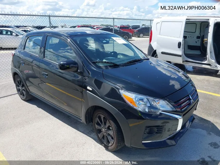 2023 Mitsubishi Mirage Black Edition VIN: ML32AWHJ9PH006304 Lot: 40230051