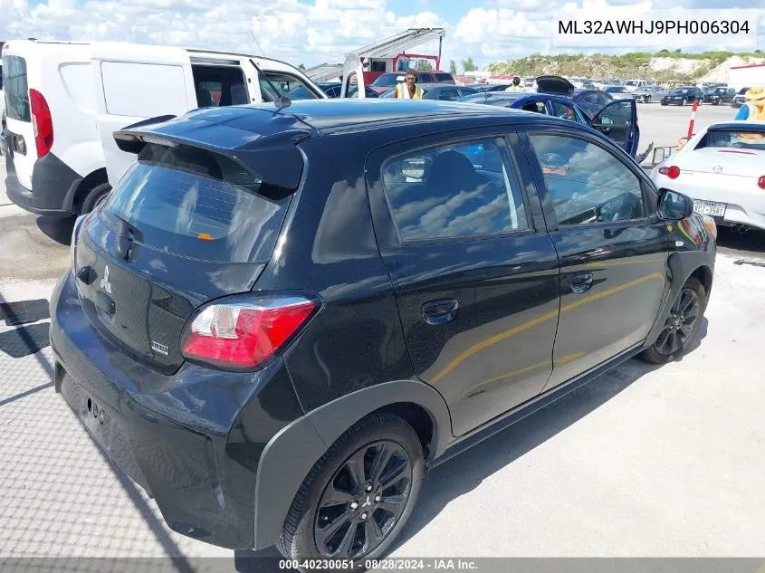 ML32AWHJ9PH006304 2023 Mitsubishi Mirage Black Edition