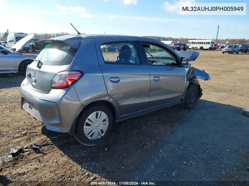 2023 Mitsubishi Mirage Es VIN: ML32AUHJ0PH005949 Lot: 40813514