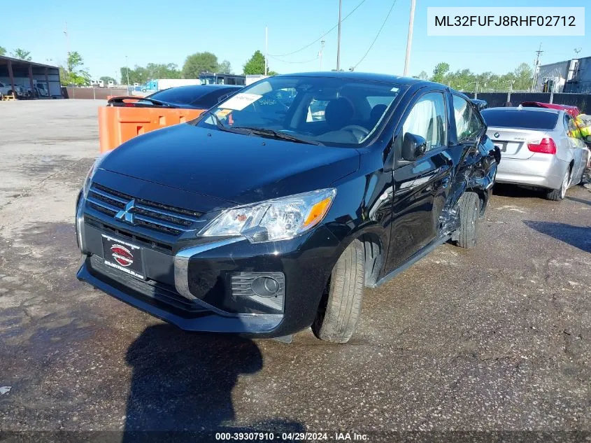 ML32FUFJ8RHF02712 2024 Mitsubishi Mirage G4 Es