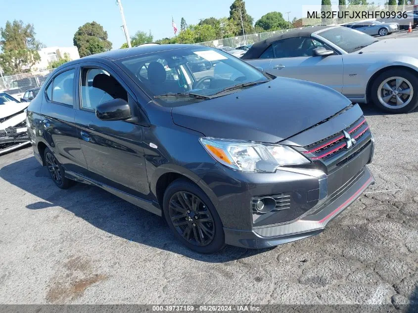 2024 Mitsubishi Mirage G4 Black Edition/Es/Le VIN: ML32FUFJXRHF09936 Lot: 39737159