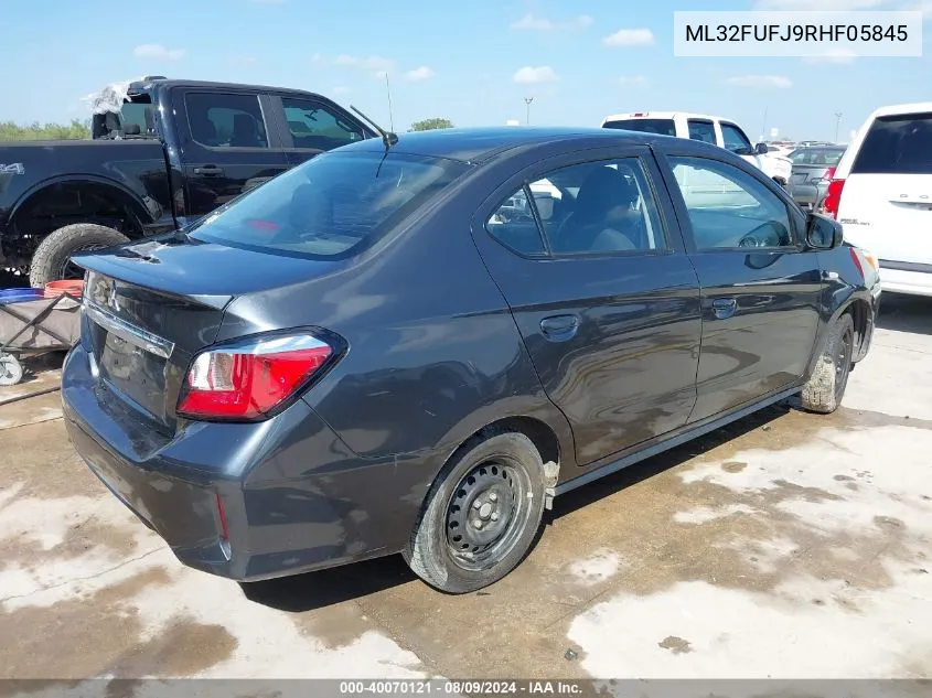 ML32FUFJ9RHF05845 2024 Mitsubishi Mirage G4 Es