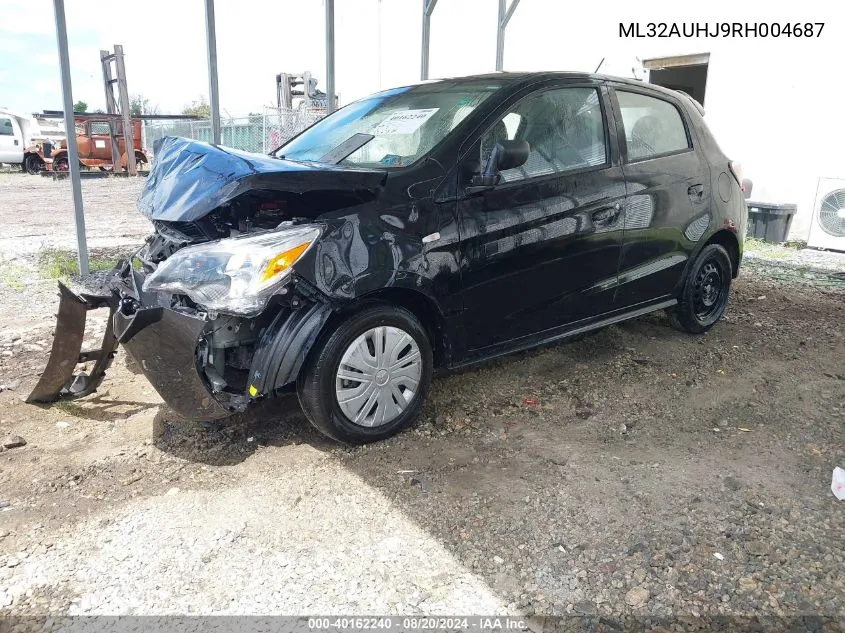 ML32AUHJ9RH004687 2024 Mitsubishi Mirage Es