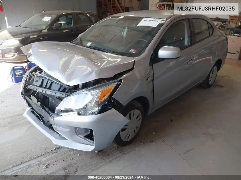 ML32FUFJ3RHF02035 2024 Mitsubishi Mirage G4 Es