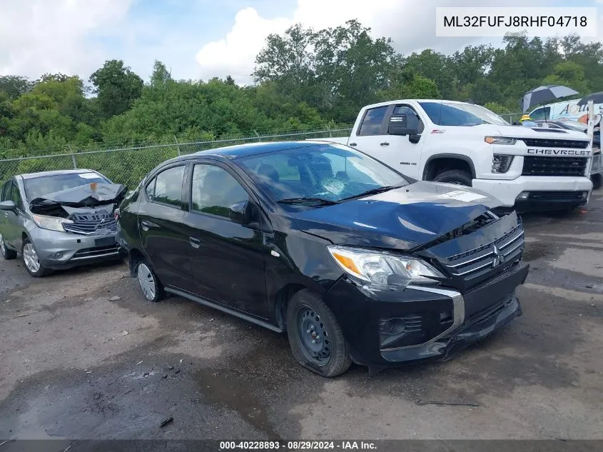 ML32FUFJ8RHF04718 2024 Mitsubishi Mirage G4 Es